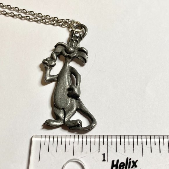Vintage Sylvester Cat Necklace Warner Bros Looney Tunes 20" Pendant Cartoon - Picture 5 of 8